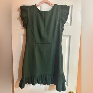 Dark green dress